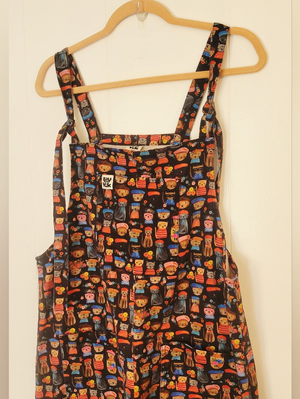 Cotton Overalls - Colorful Pattern - Picture 3 of 9